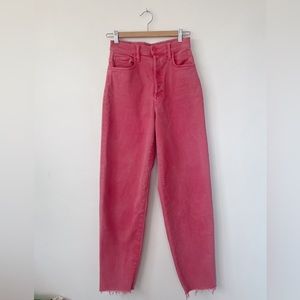 Mother Denim The Curbside Heel Fray Jeans